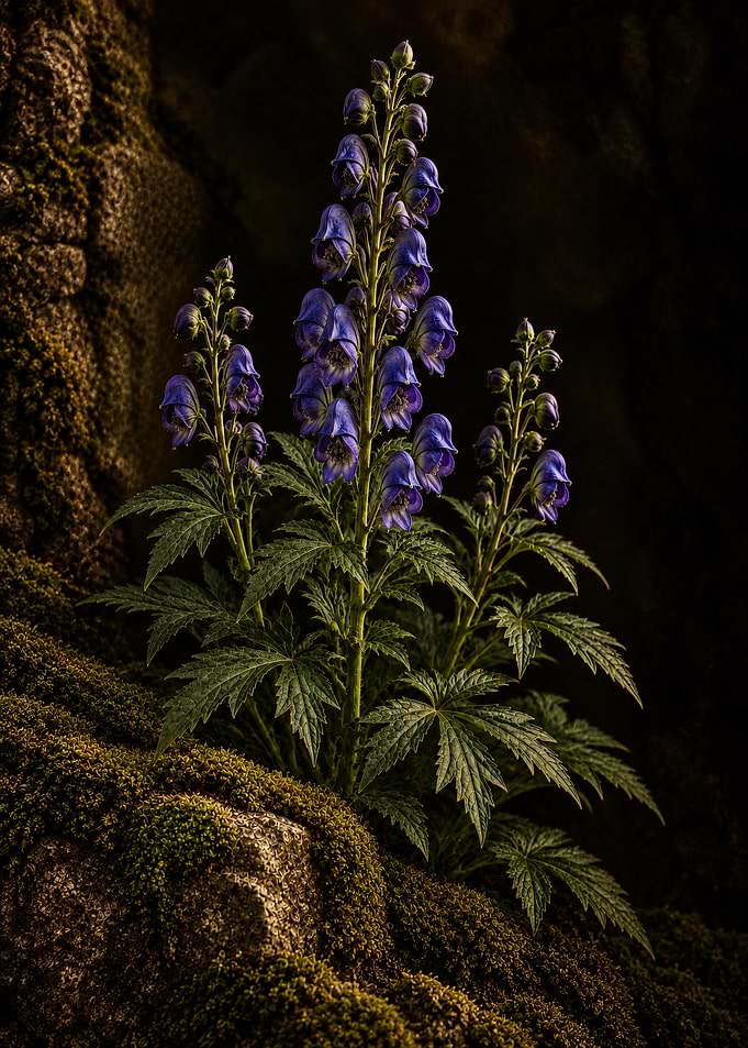 Wolfsbane - Monkshood Flowers