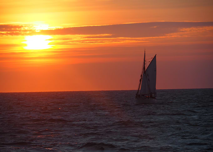 Sailboat at Sunset