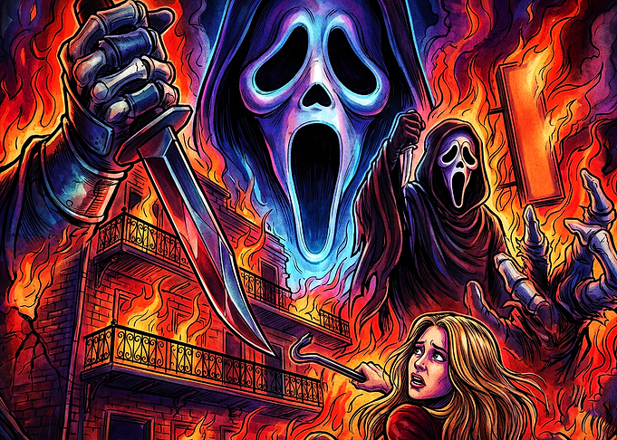Scream Movie Horror Poster Art