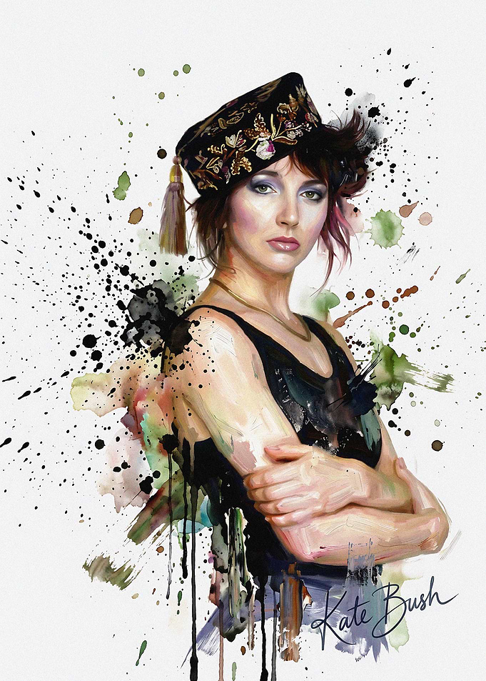 Kate Bush Portrait Art