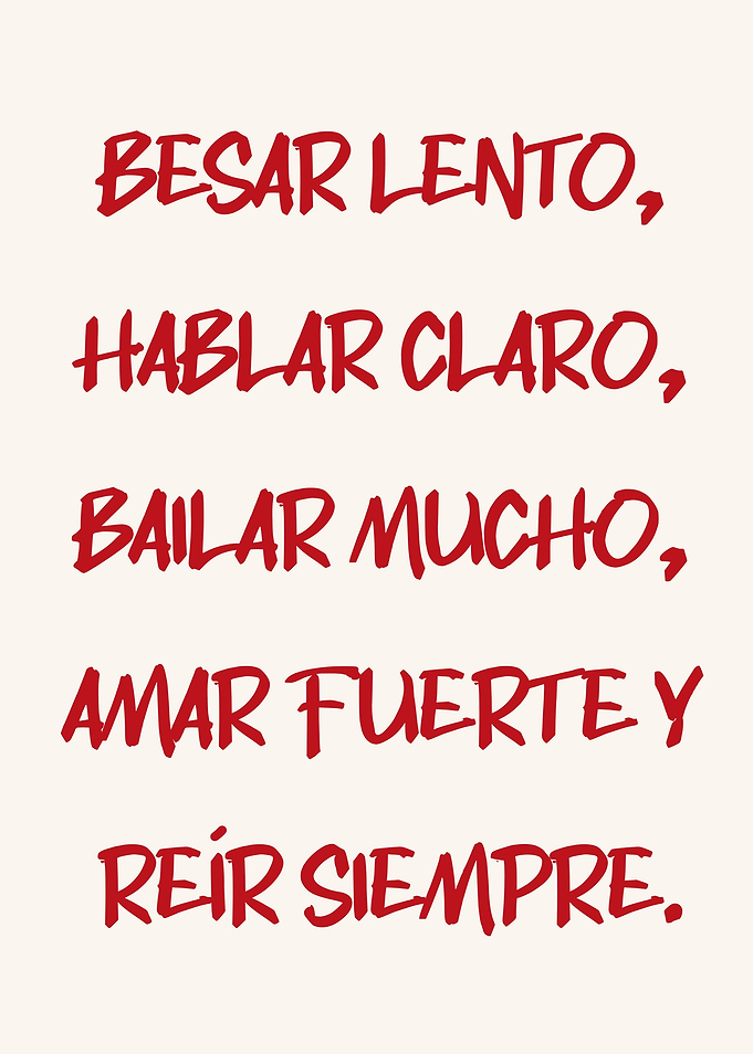 Inspirational Spanish Quote Wall Art