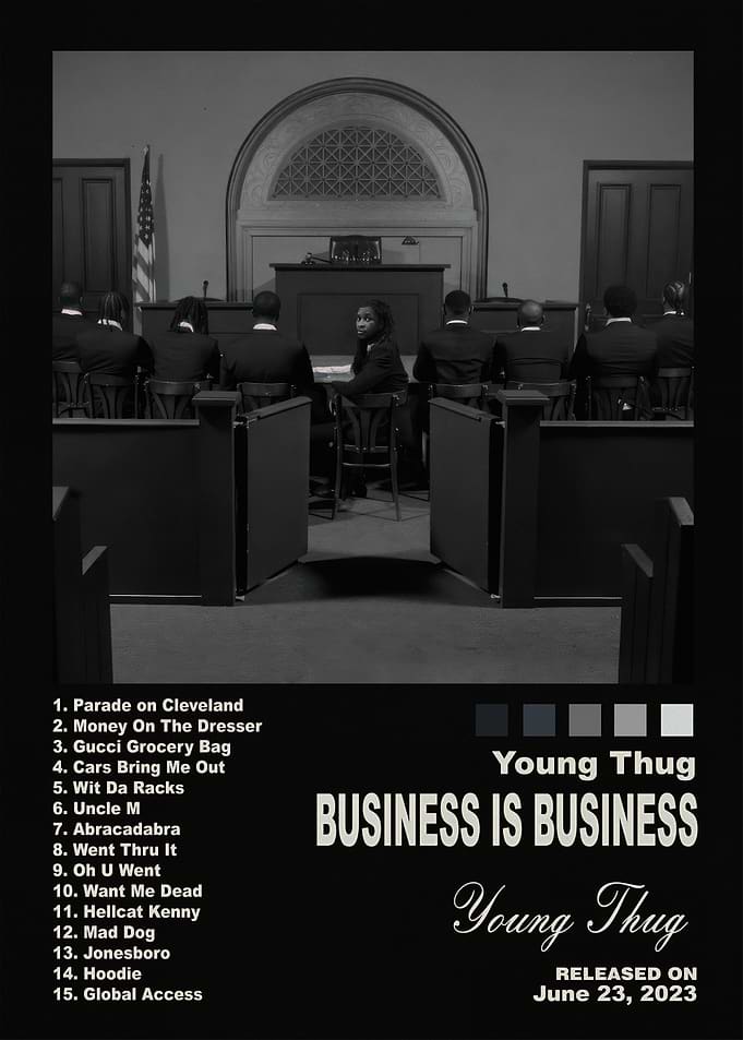 Young Thug Business Is Business Album Cover
