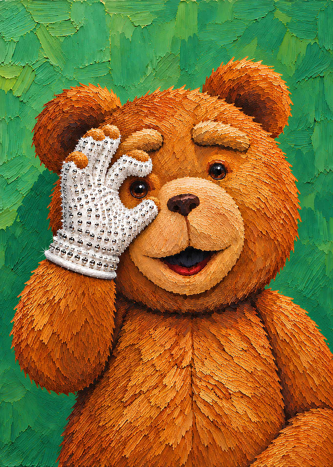 Ted Bear Wearing Michael Jackson Glove