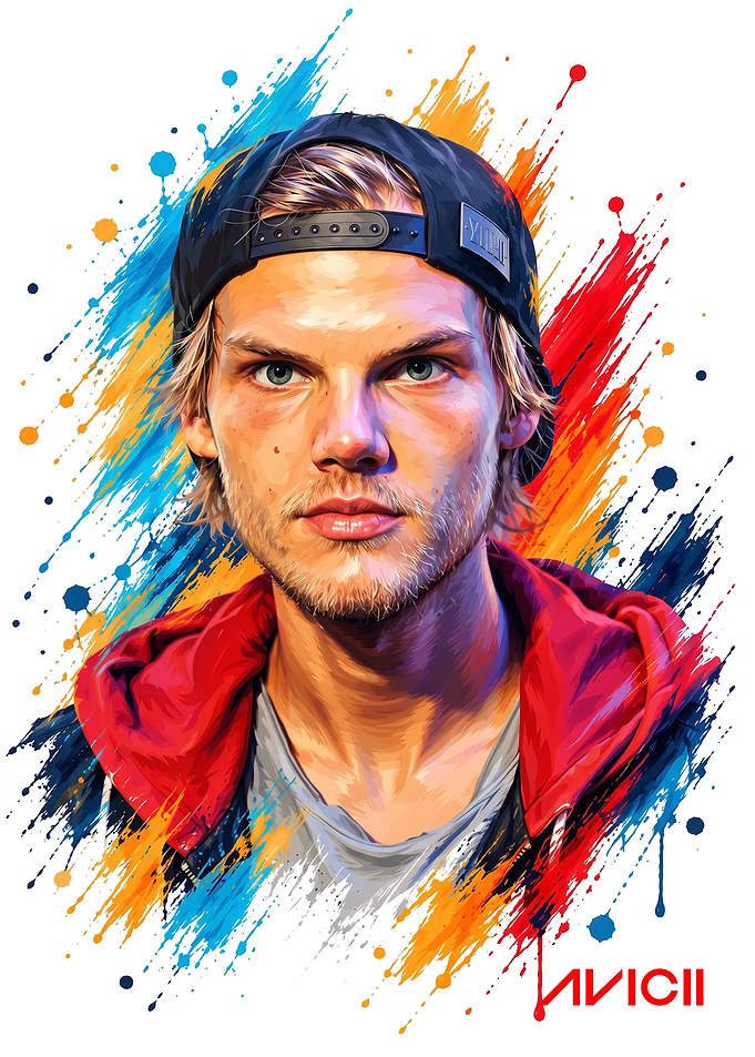 Avicii Pop Art Portrait