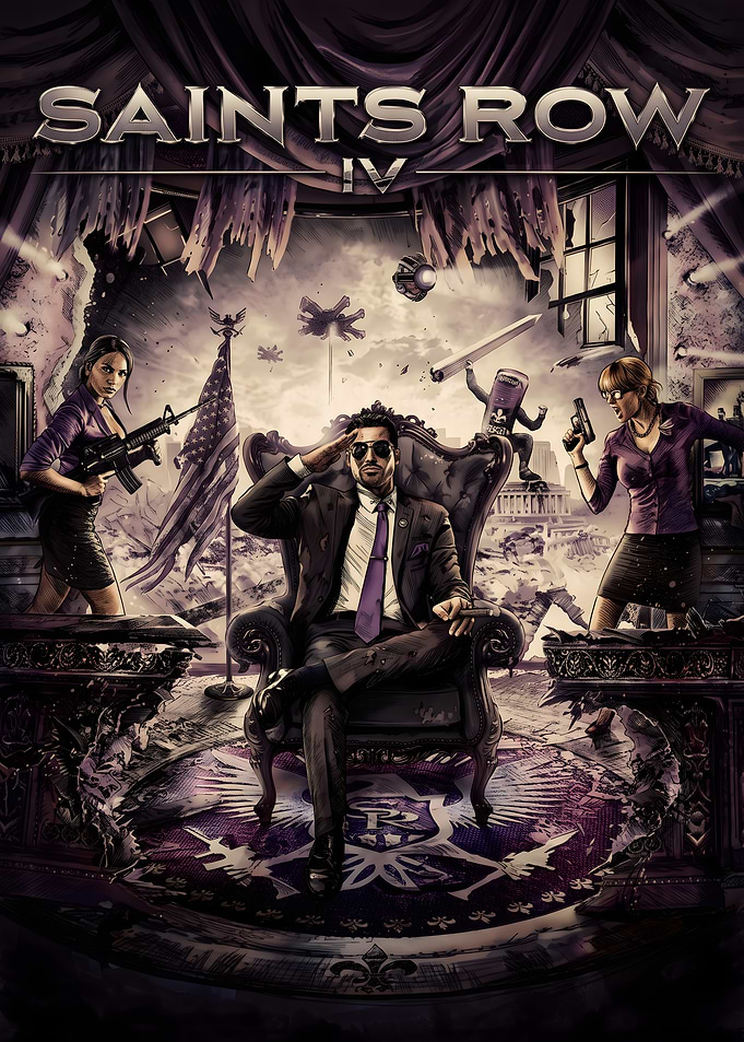 Saints Row IV Game Poster
