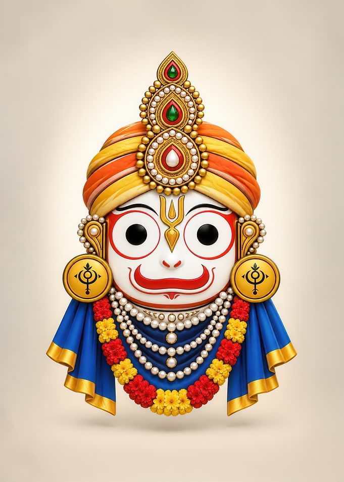 Lord Balbhadra Deity Portrait