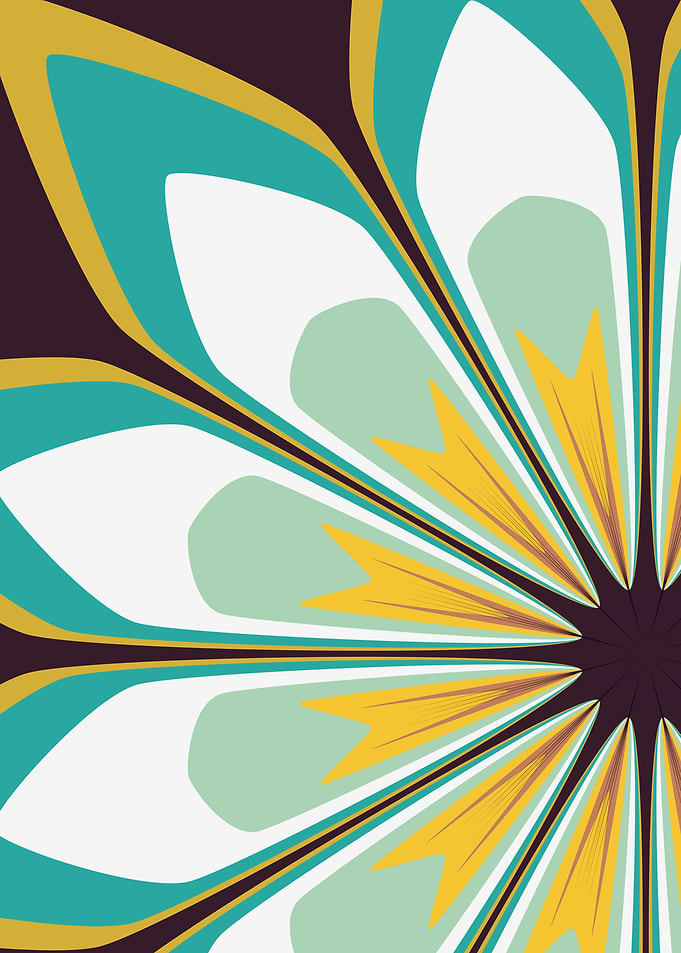 Abstract Floral Petal Pattern