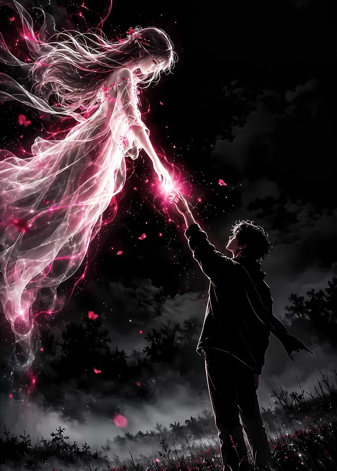 Ethereal Connection Between Human and Spirit