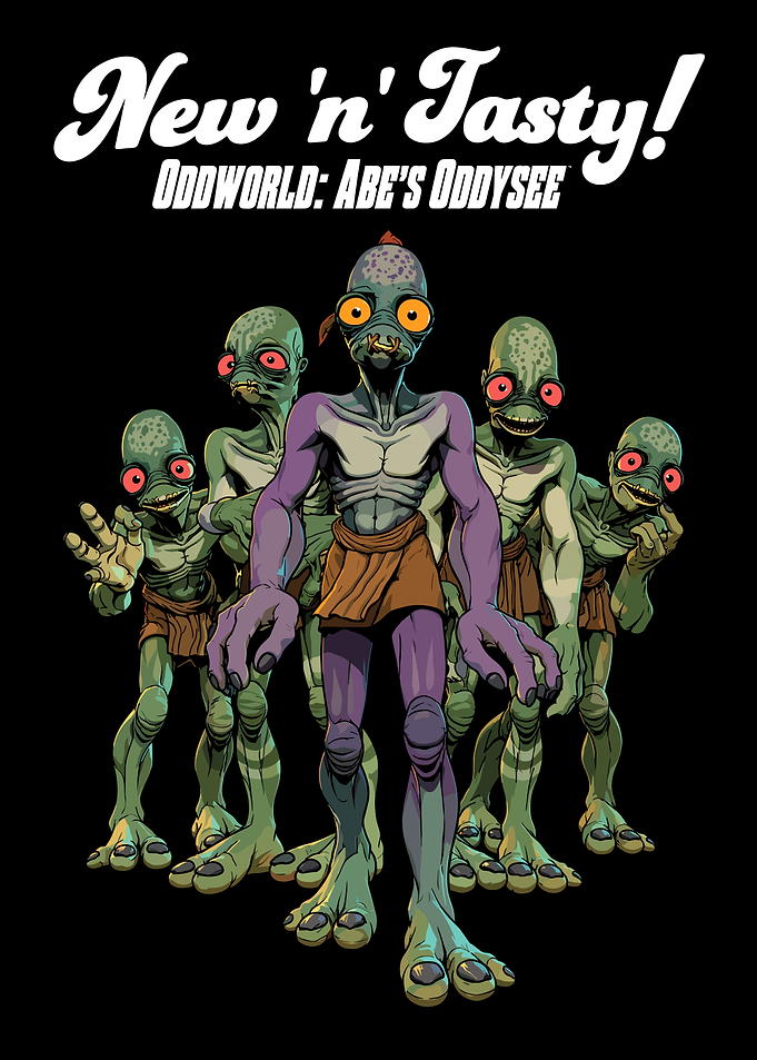 Oddworld New 'n' Tasty Abe Poster