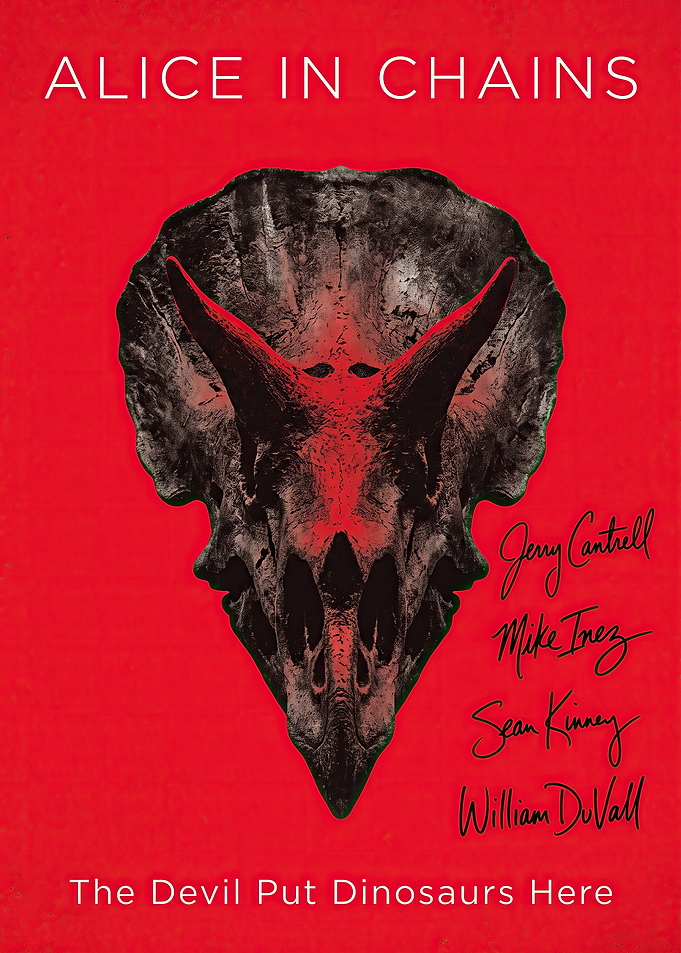 Alice in Chains The Devil Put Dinosaurs Here Poster