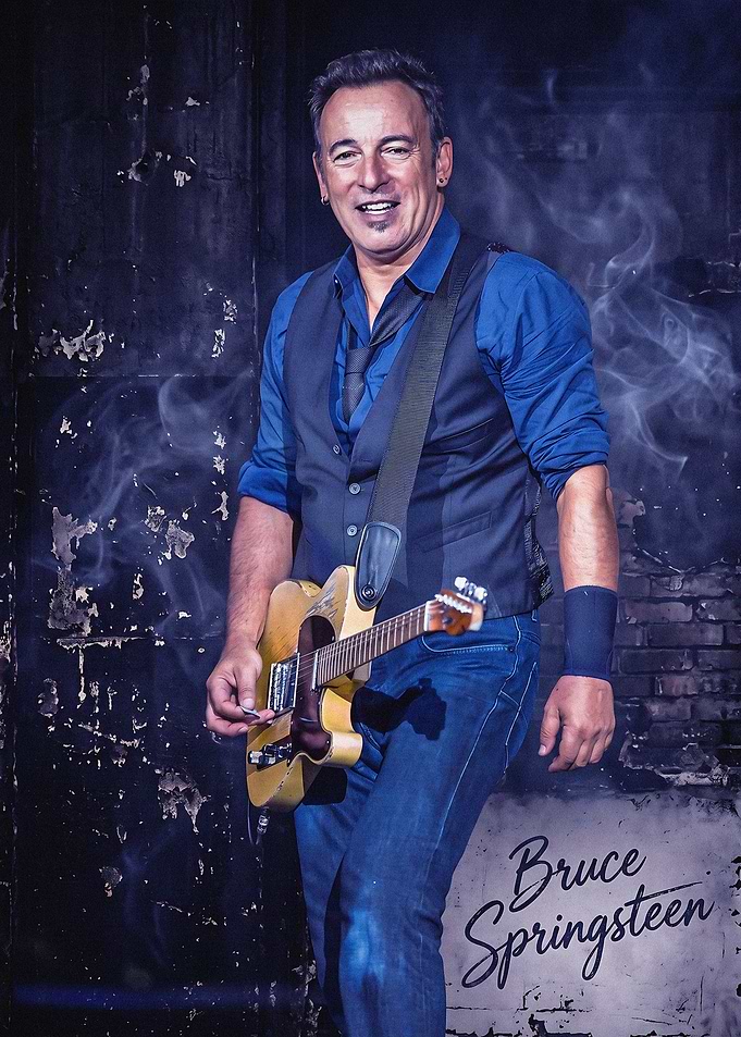 Bruce Springsteen with Electric Guitar