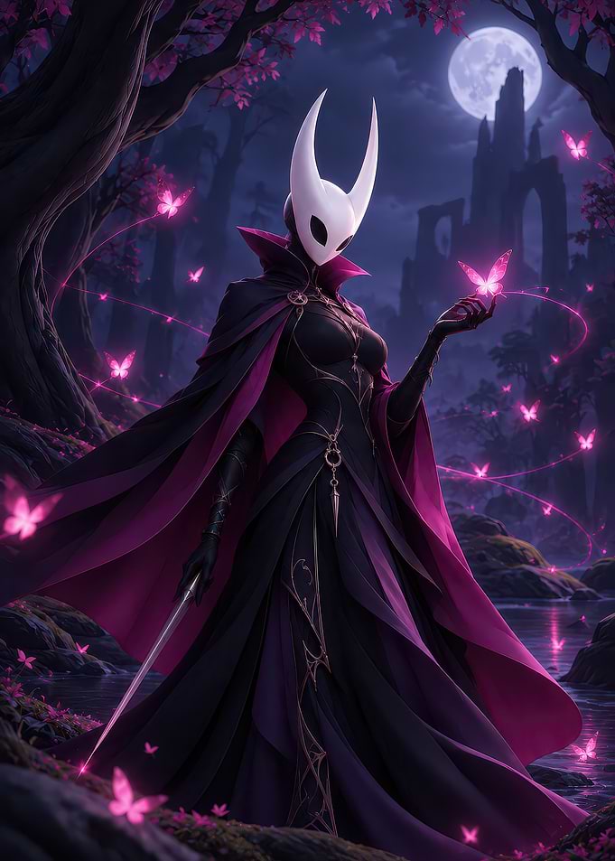 Hornet from Hollow Knight Fantasy Art