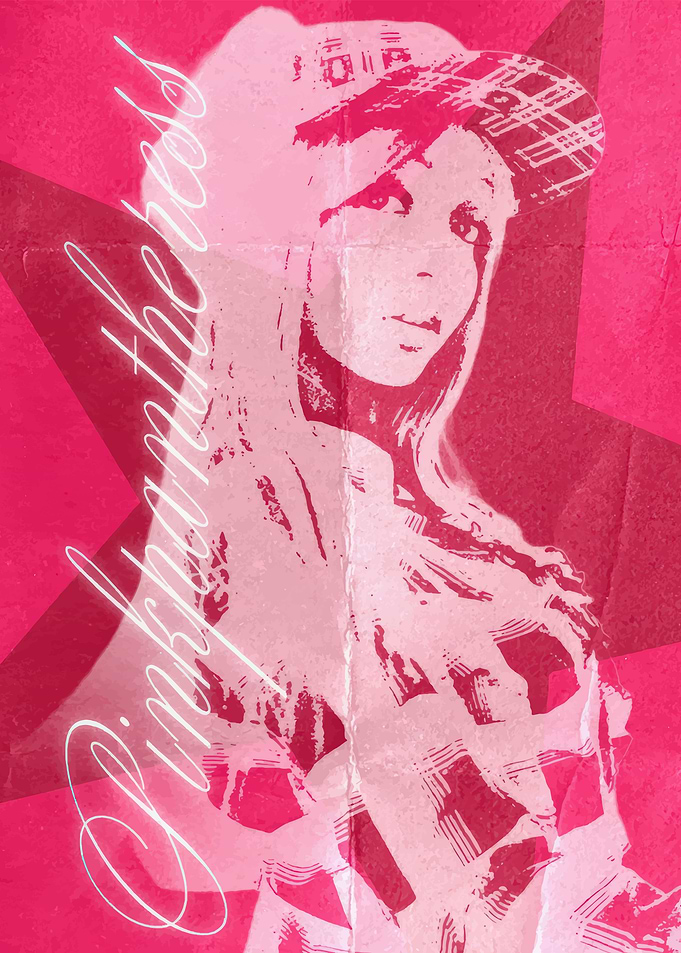 Pink Pop Art Portrait