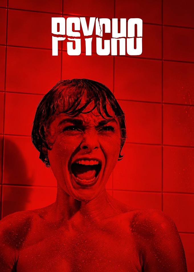 Psycho Shower Scene Movie Poster