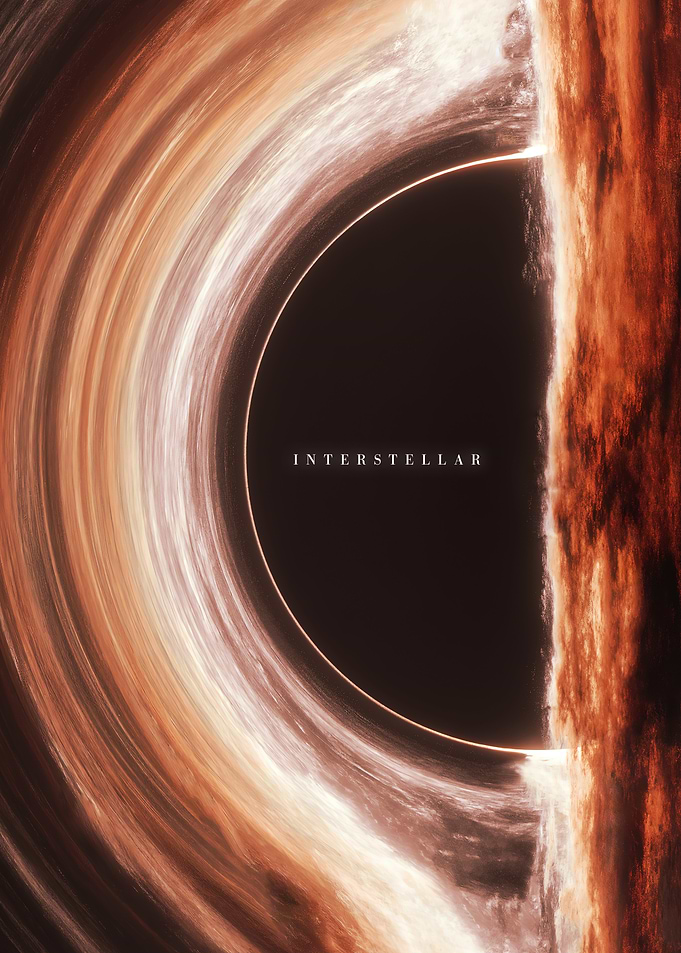 Interstellar Gargantua Black Hole Poster