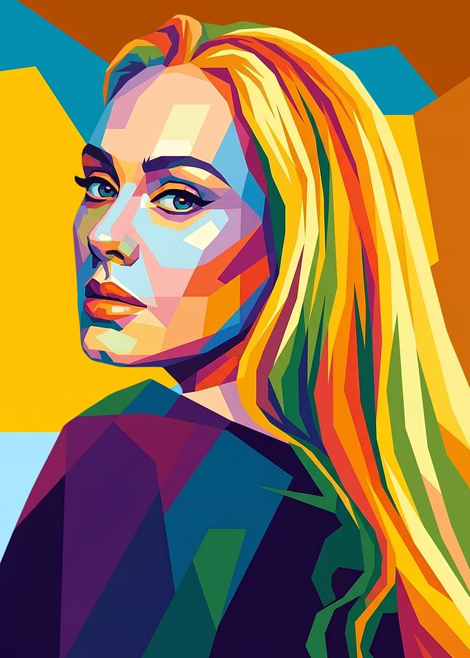 Adele Pop Art Portrait