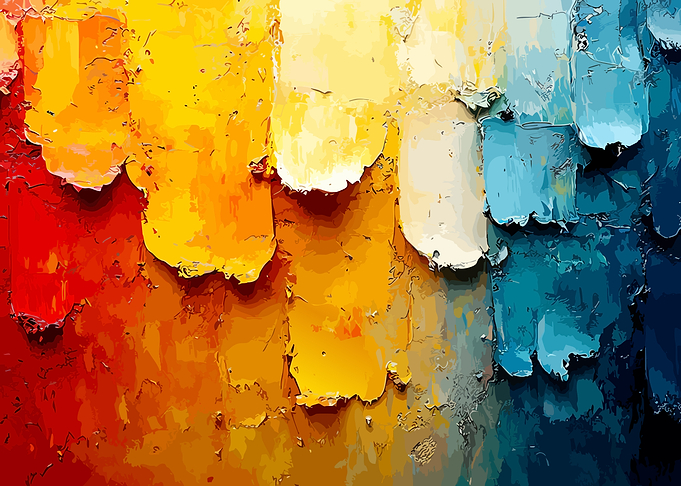 Vibrant Impasto Oil Paint Texture