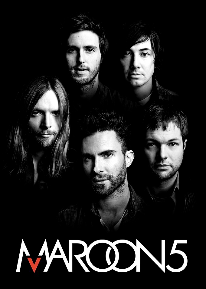 Maroon 5 Band Portrait Poster