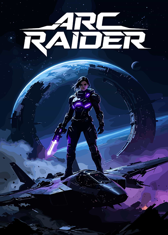 ARC Raiders Sci-Fi Game Poster