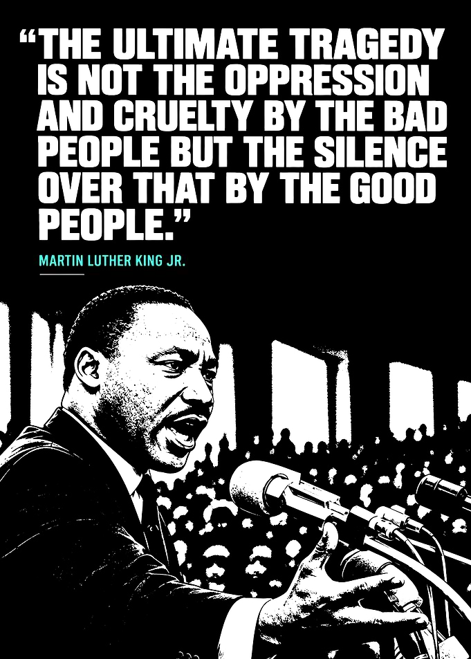 Martin Luther King Jr. Quote Poster