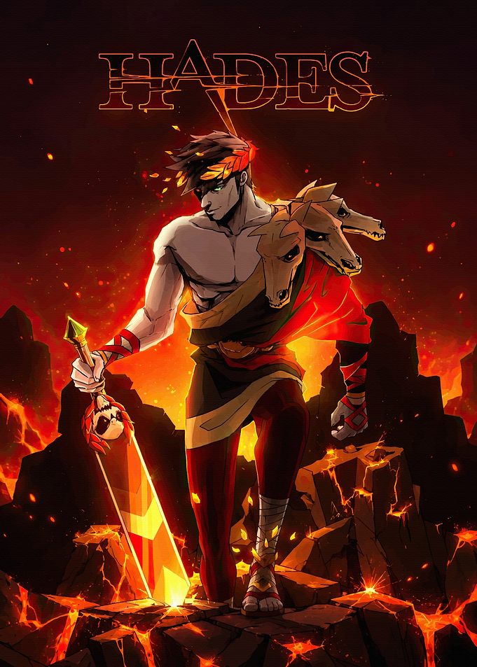 Hades Video Game Zagreus Poster