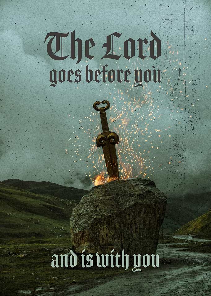 The Lord Goes Before You Poster