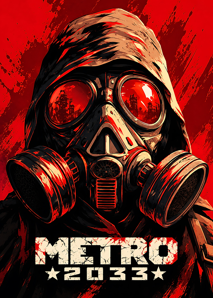 Metro 2033 Gas Mask Poster