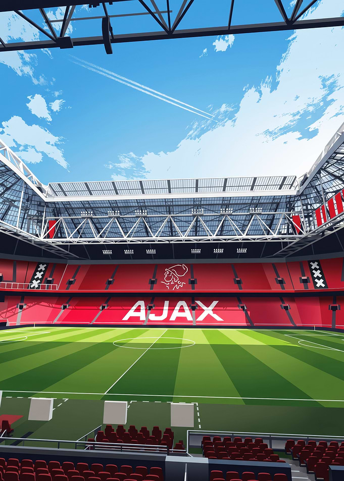Ajax Amsterdam Stadium Interior View
