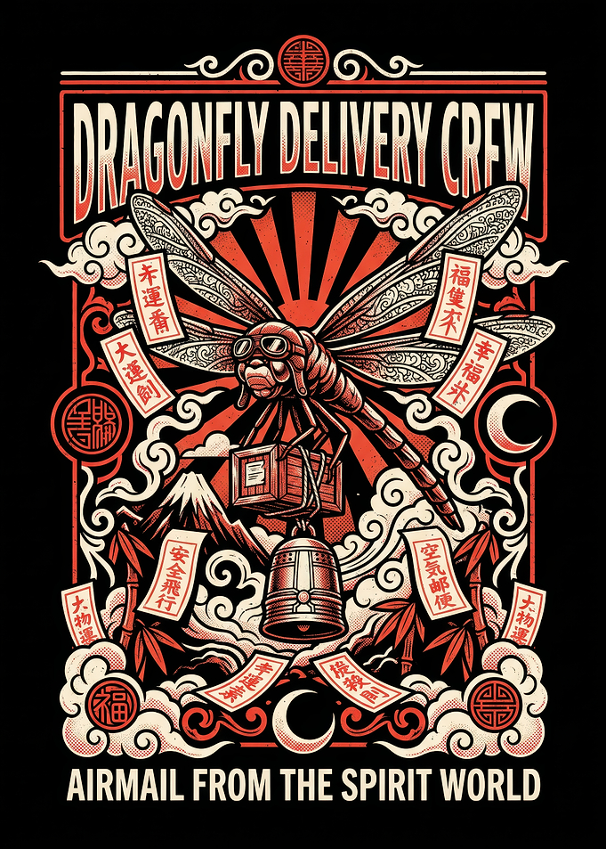 Dragonfly Delivery Crew Spirit Mail