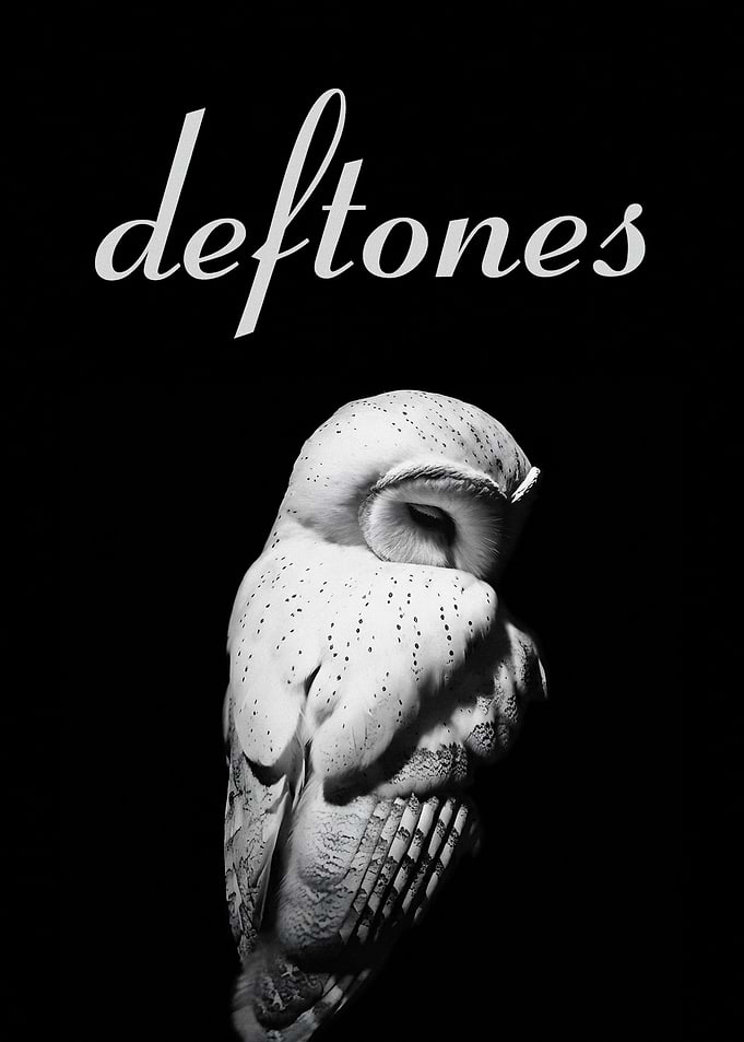 Deftones Owl Minimalist Poster