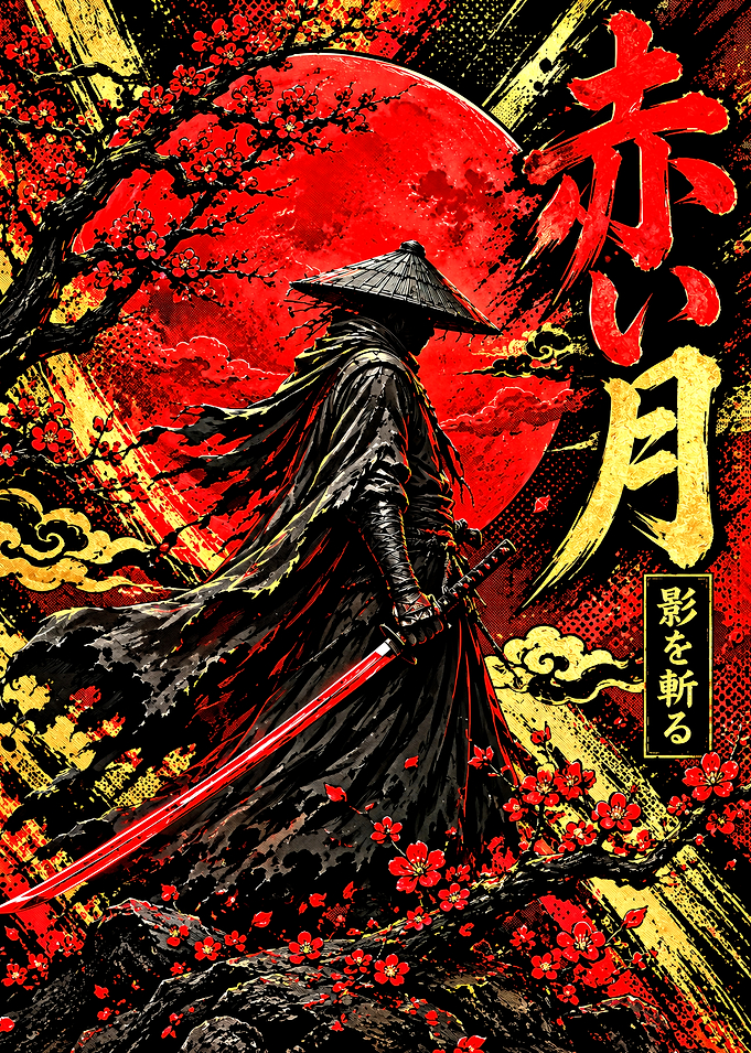 Samurai Under the Red Moon