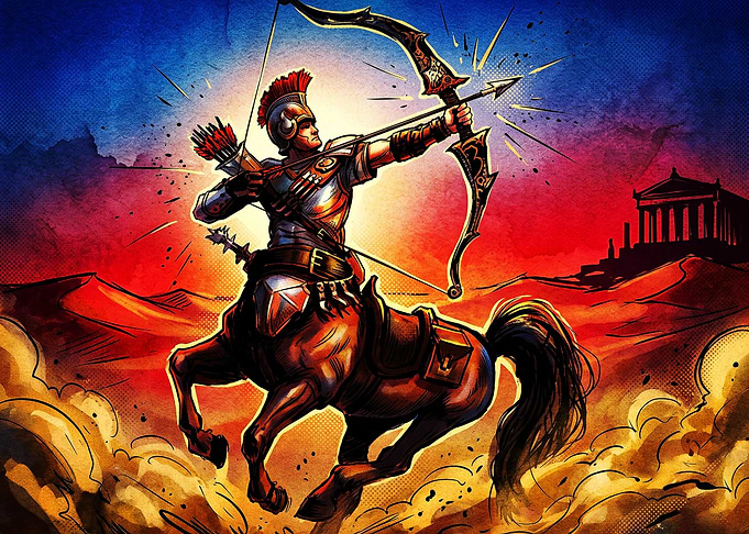 Centaur Warrior Archer Epic Art