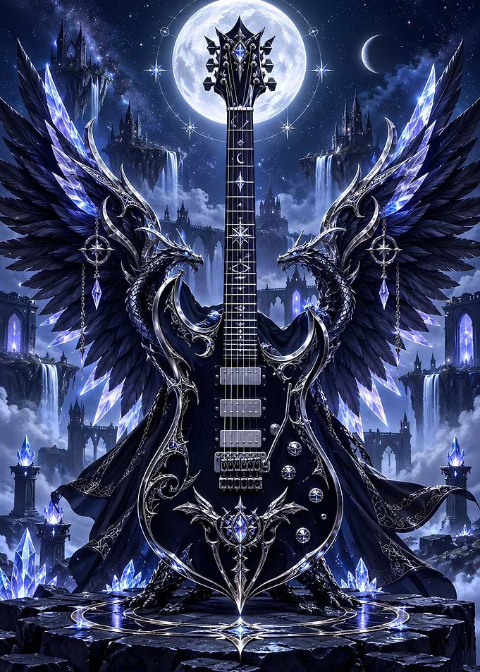 Gothic Fantasy Electric Guitar