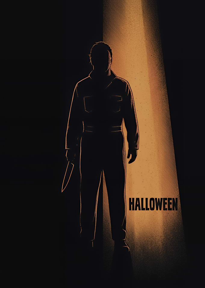 Michael Myers Halloween Minimalist Poster