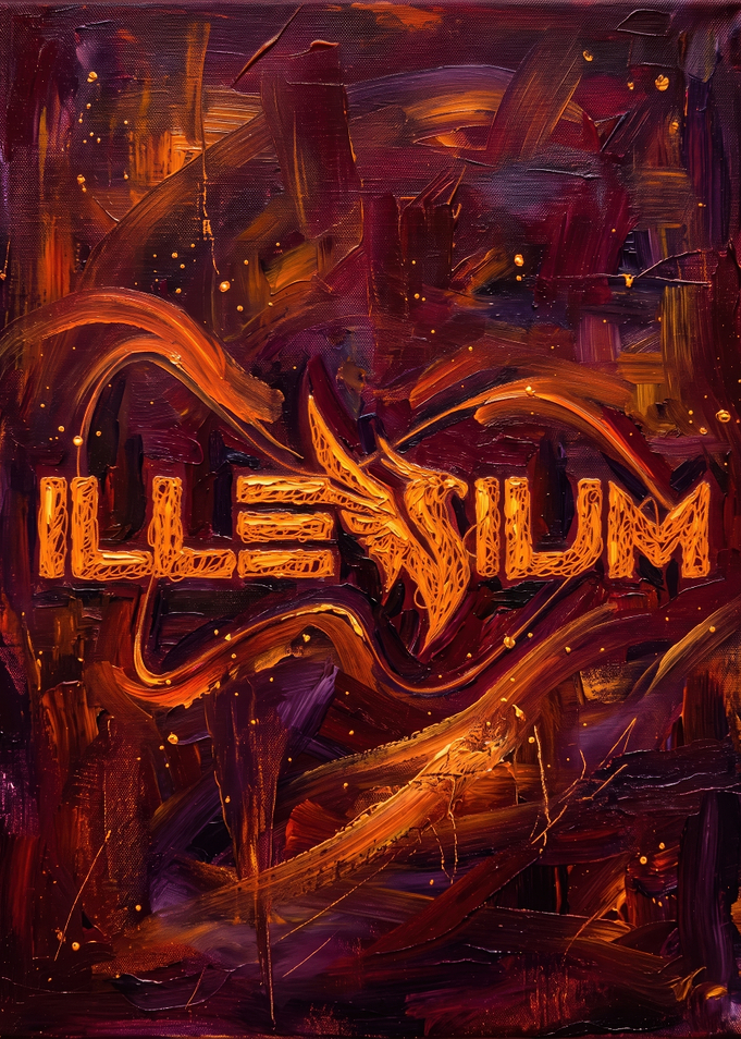 Illenium Phoenix Logo Abstract Painting