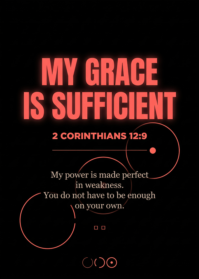 My Grace Is Sufficient Bible Verse