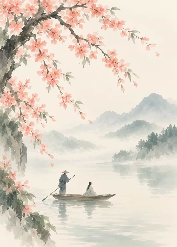 Traditional Chinese Ink Wash Painting