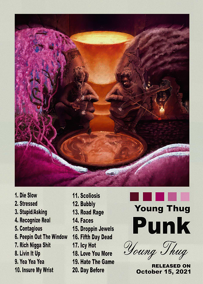 Young Thug Punk Album Poster