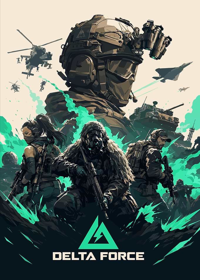 Delta Force Tactical Squad Poster