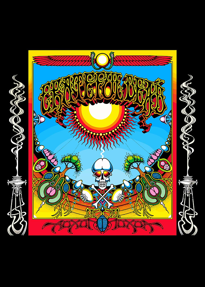 Grateful Dead Vintage Psychedelic Poster