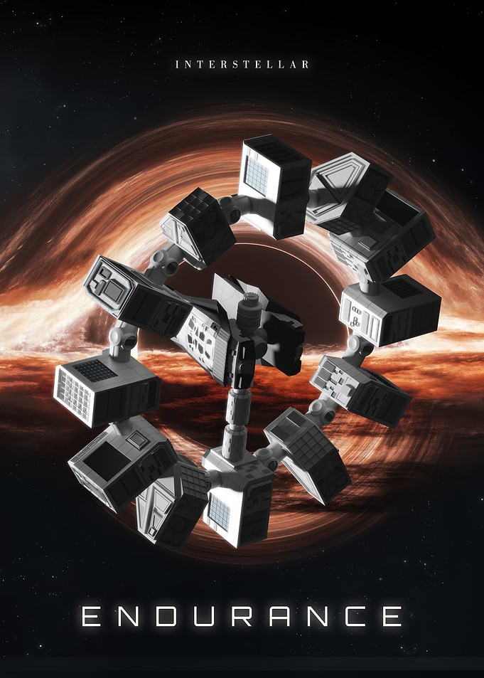 Interstellar Endurance Spacecraft Poster