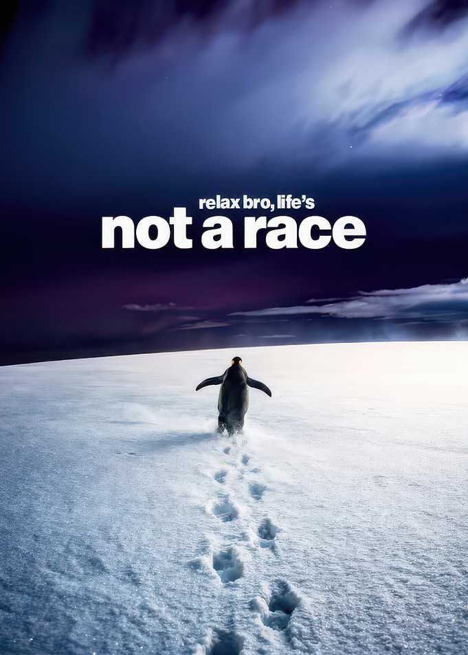 Relax Bro Life Is Not A Race