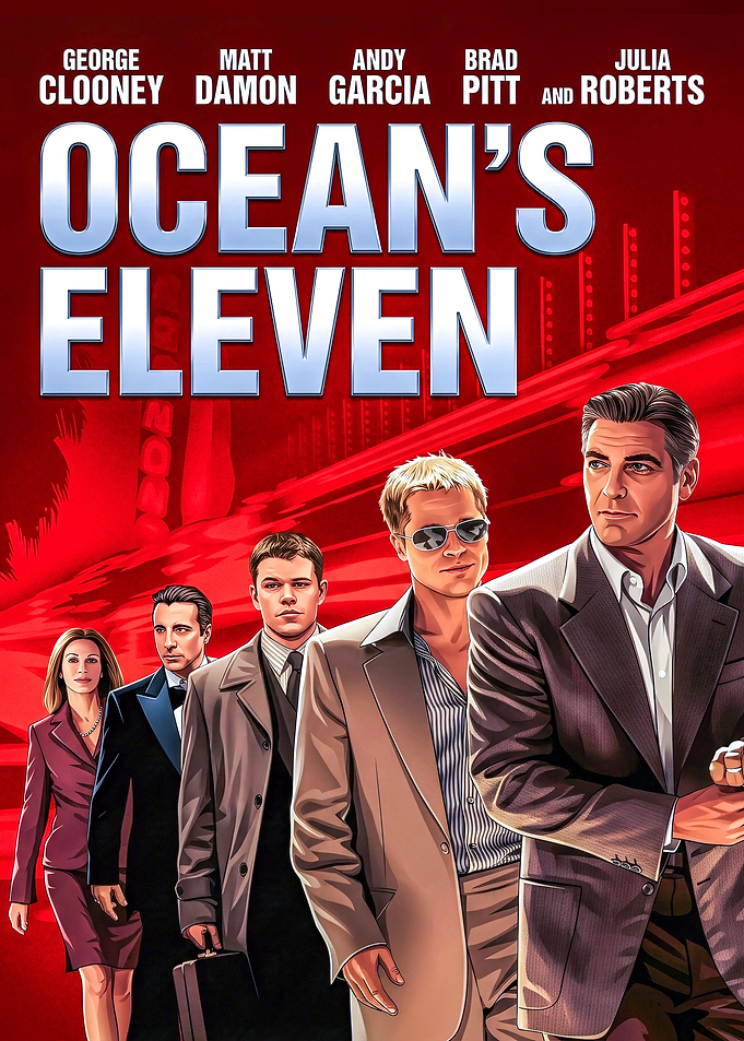 Ocean's Eleven Movie Poster Art