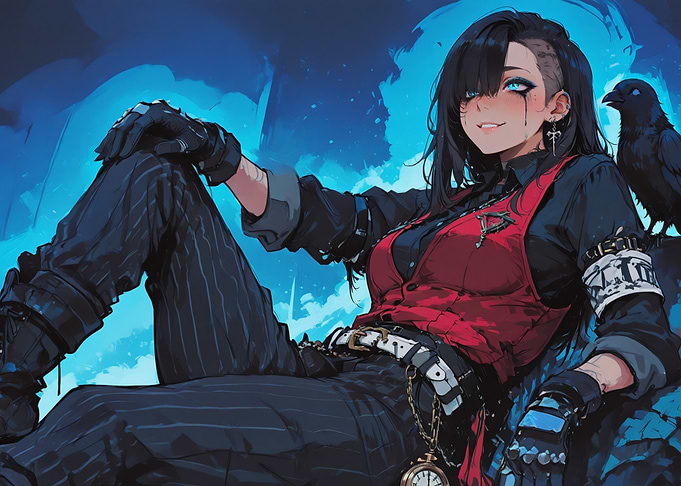 Raven and master