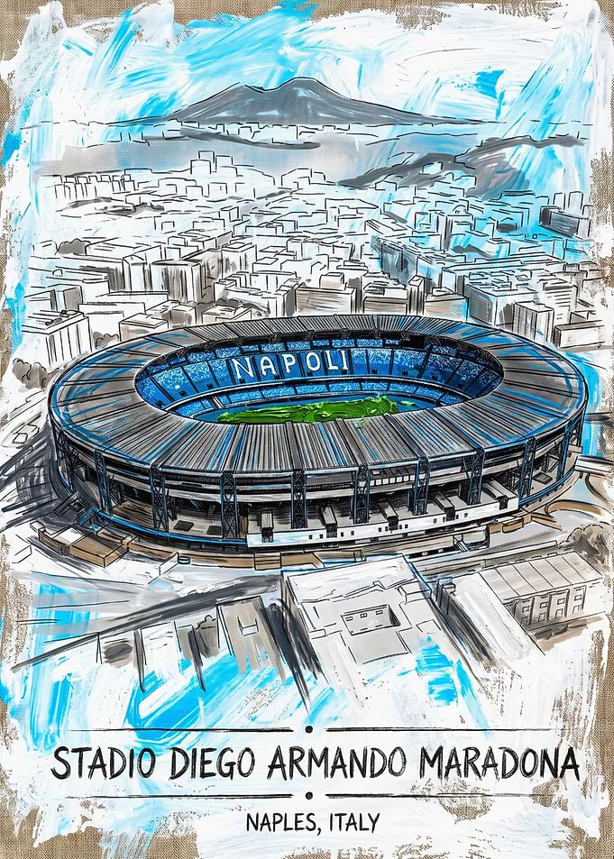Stadio Diego Armando Maradona Naples Art