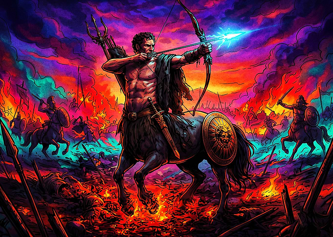 Centaur Warrior Epic Fantasy Art