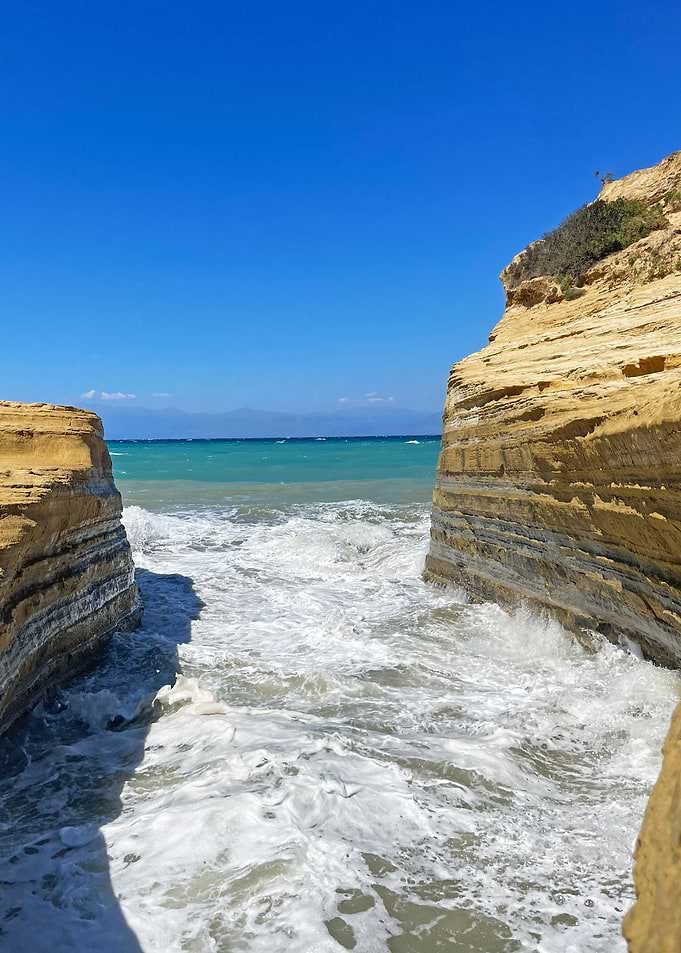 Canal d'Amour Corfu Coastal Cliffs