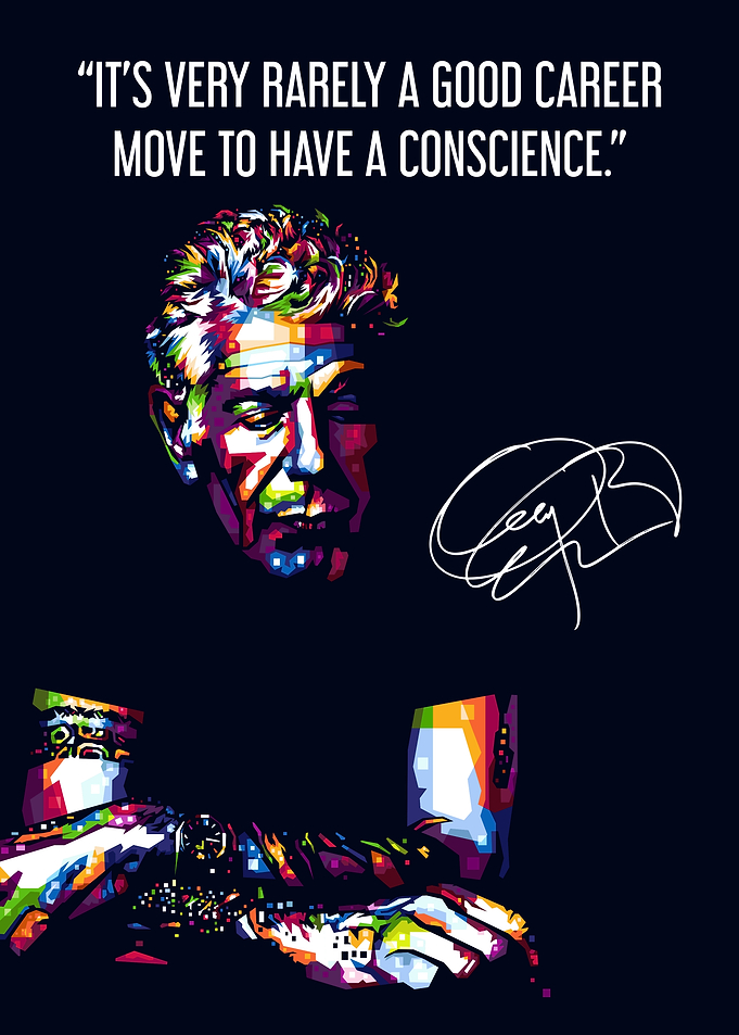 Anthony Bourdain Pop Art Quote Poster