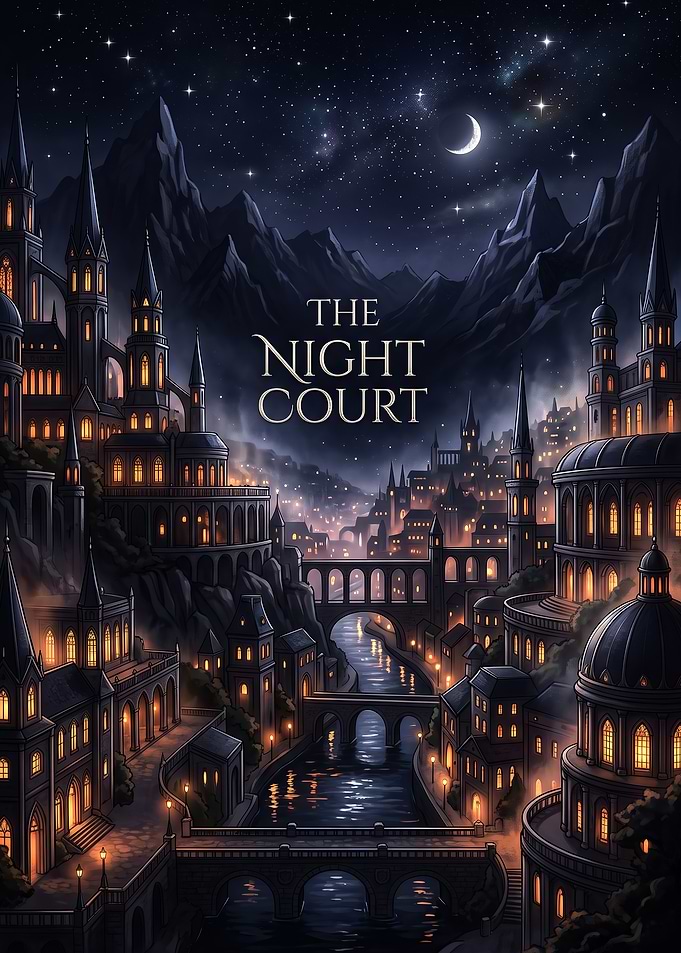 The Night Court Fantasy Cityscape