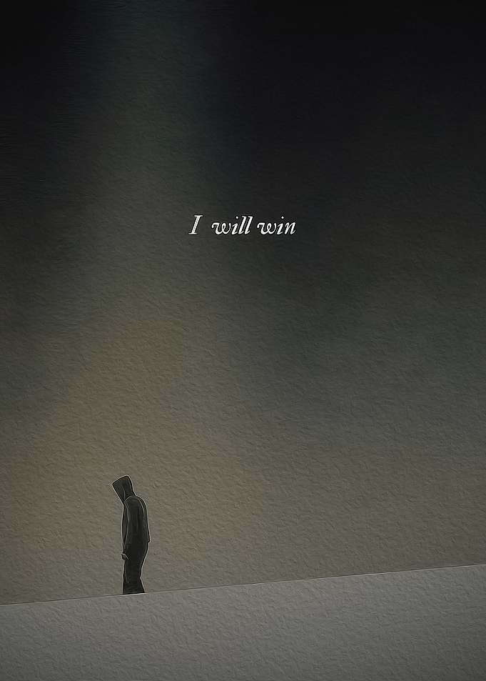 I Will Win Minimalist Poster